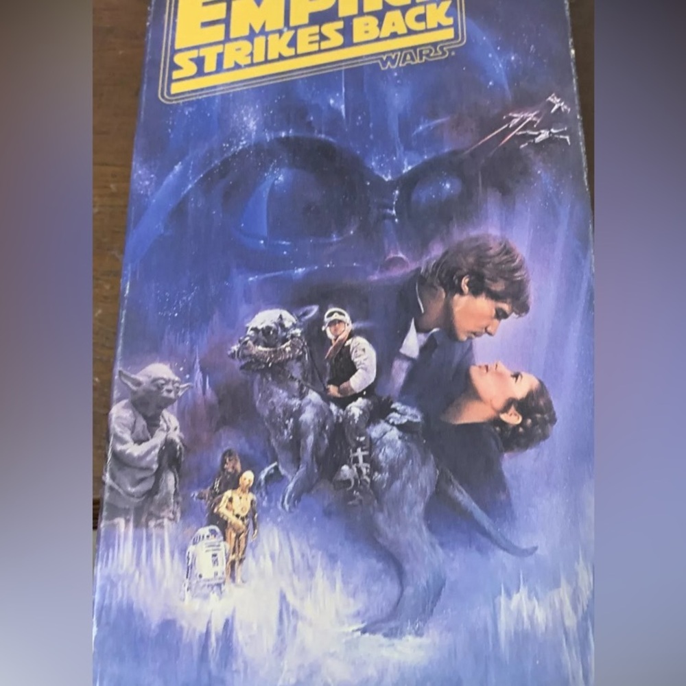 Star Wars The Empire Strikes Back VHS 1990 Original Release